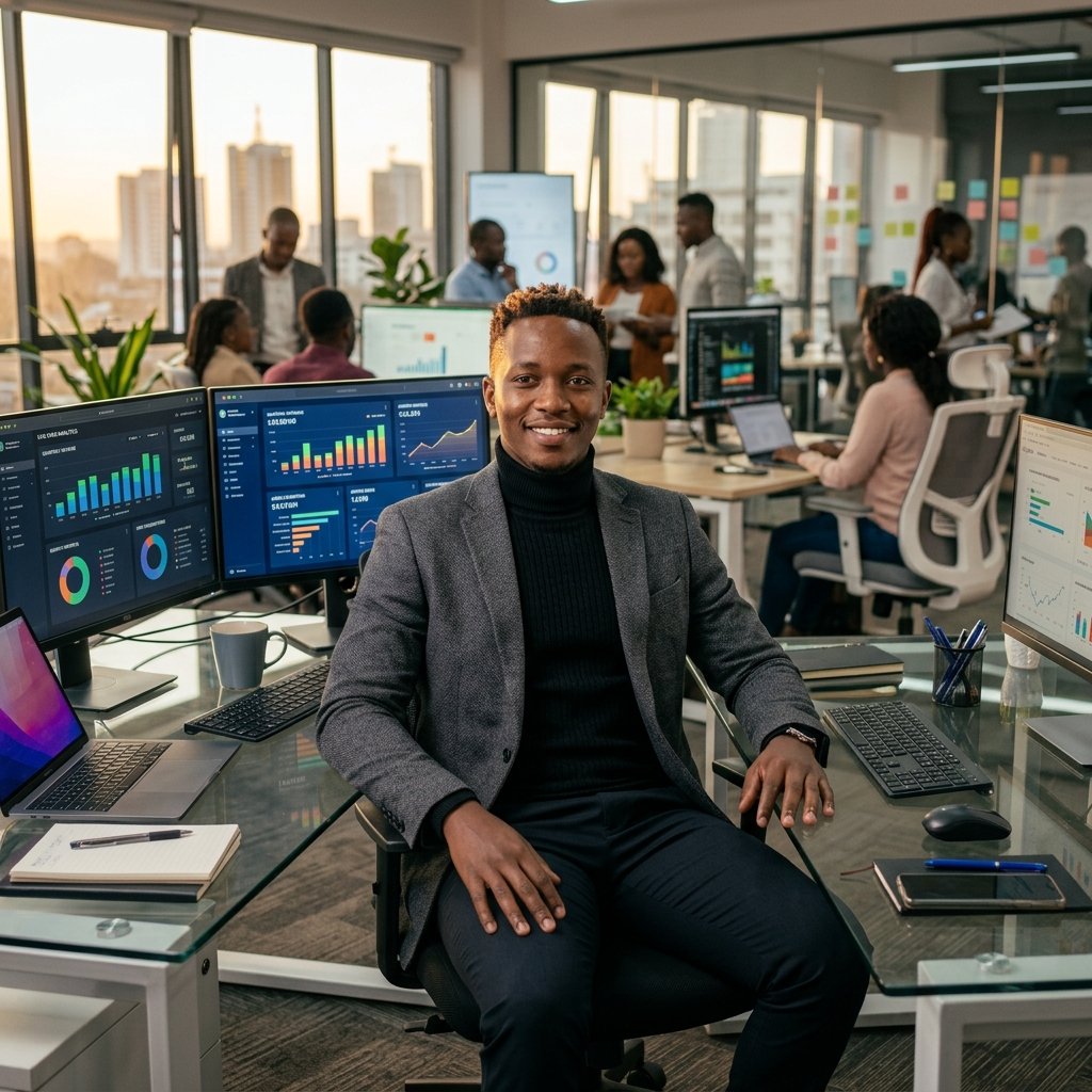 African entrepreneur at Soloz Technologies